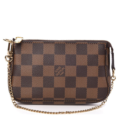Louis Vuitton Damier Ebene Mini Pochette Accessories 1 of 7