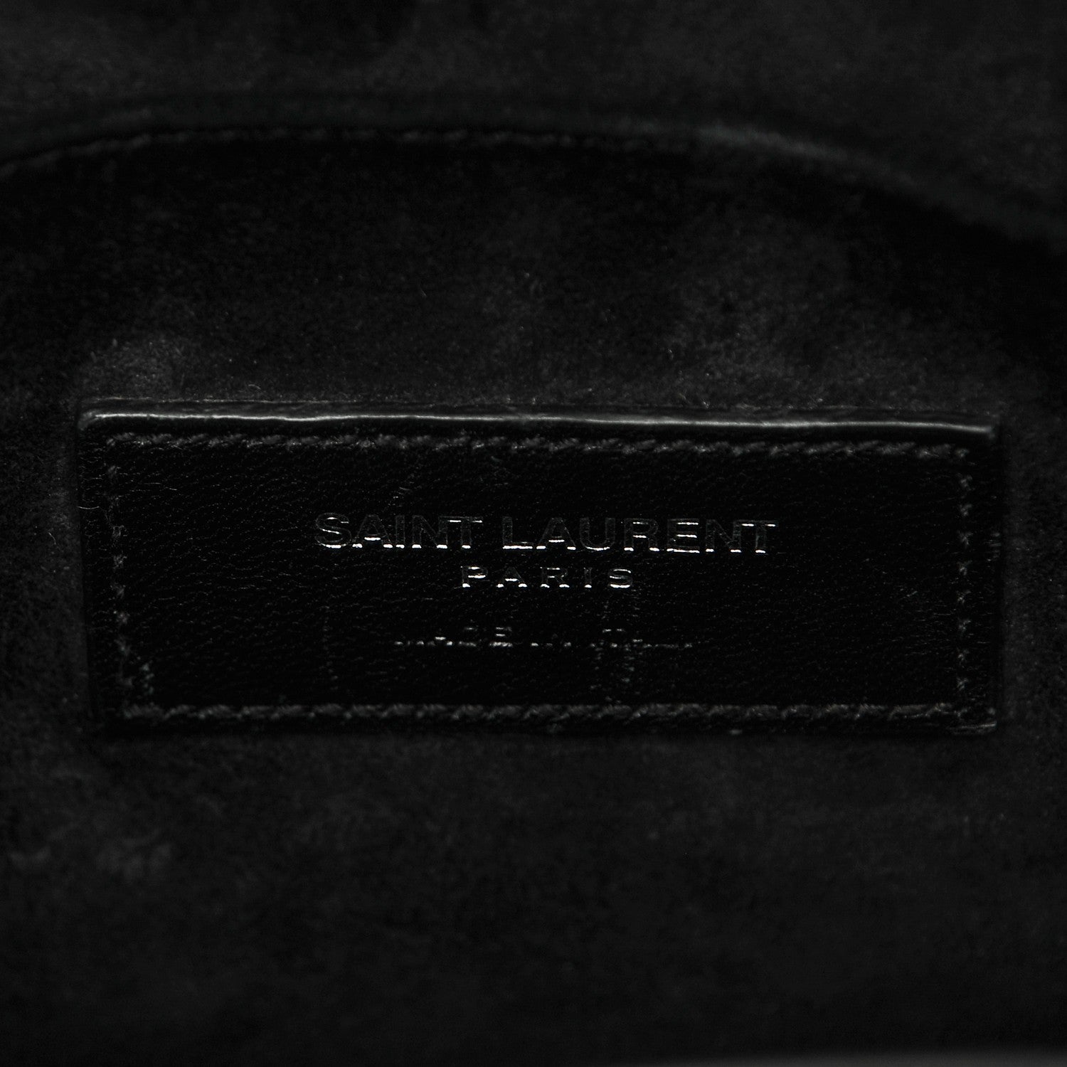 Saint Laurent Calfskin Crocodile Embossed Nano Sac De Jour Black 7 of 7