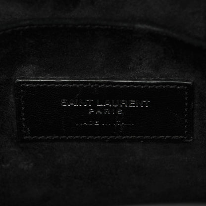 Saint Laurent Calfskin Crocodile Embossed Nano Sac De Jour Black 7 of 7
