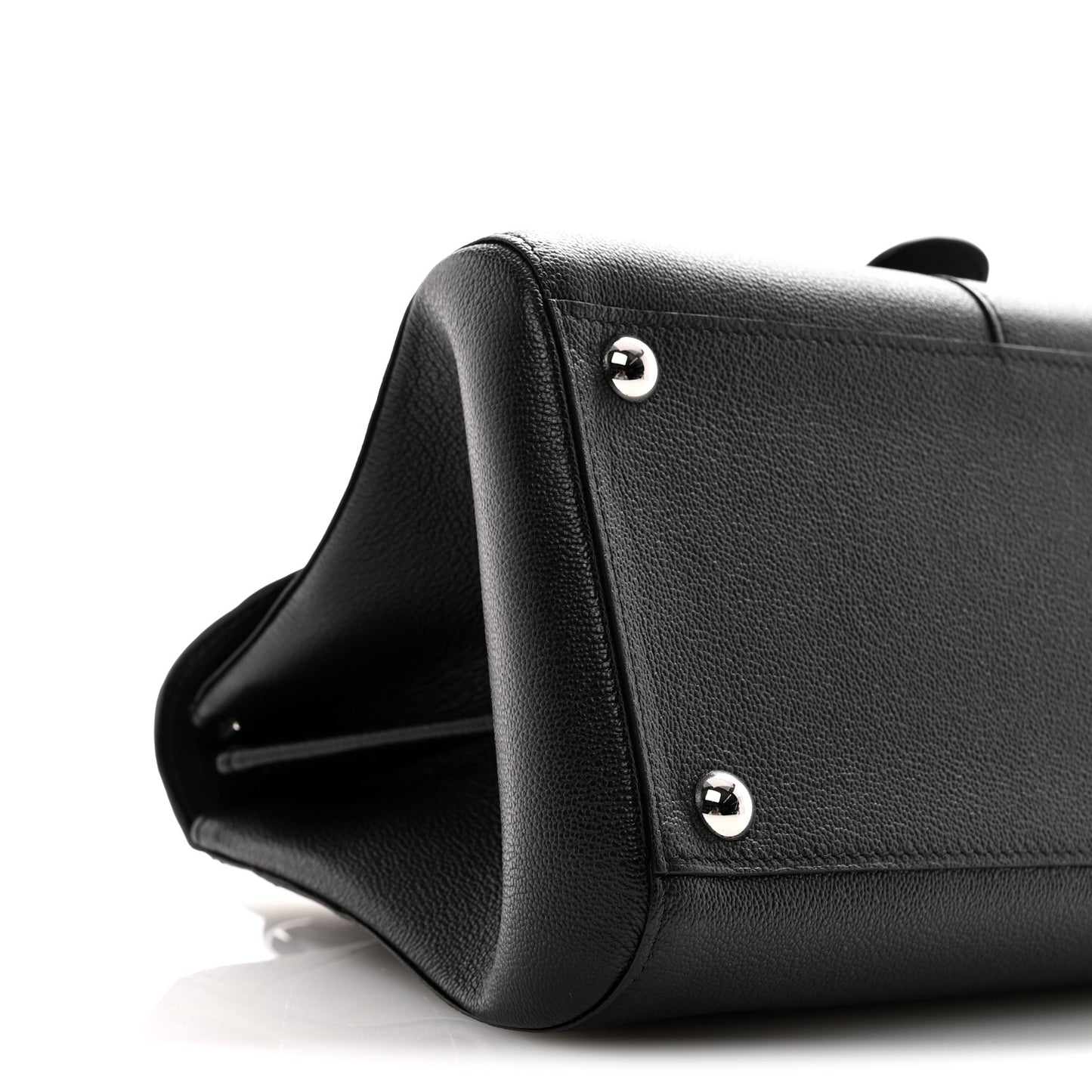 Calfskin Mini Brillant East West Satchel Black