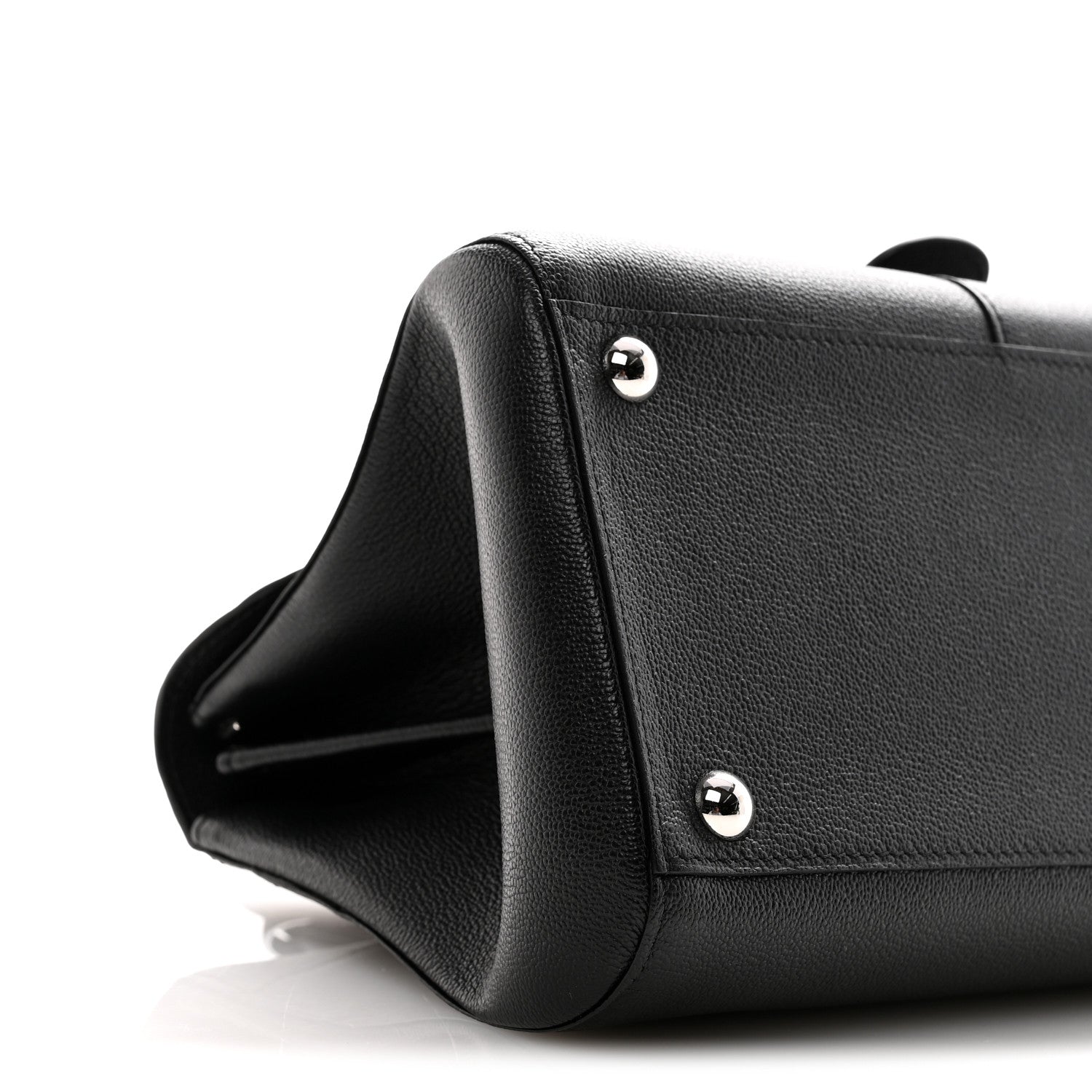 Delvaux Calfskin Mini Brillant East West Satchel Black 9 of 10