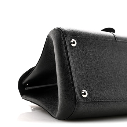 Delvaux Calfskin Mini Brillant East West Satchel Black 9 of 10