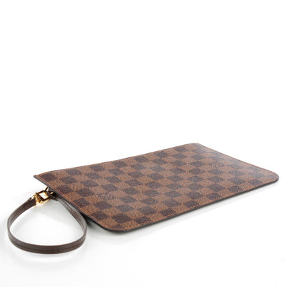 Louis Vuitton Damier Ebene Neverfull MM GM Pochette 4 of 7