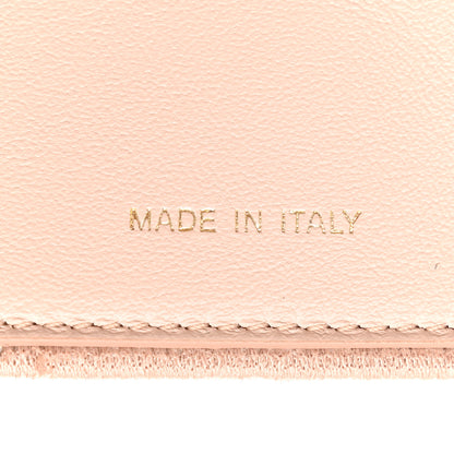 Fendi Curly Shearling Shiny Nappa Medium Peekaboo I SEE U Satchel Rosa Plaster 8 of 12