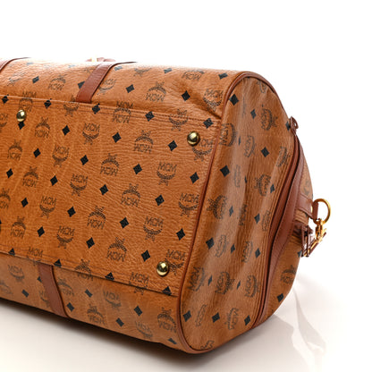 MCM Visetos Traveler Bag Cognac 9 of 9