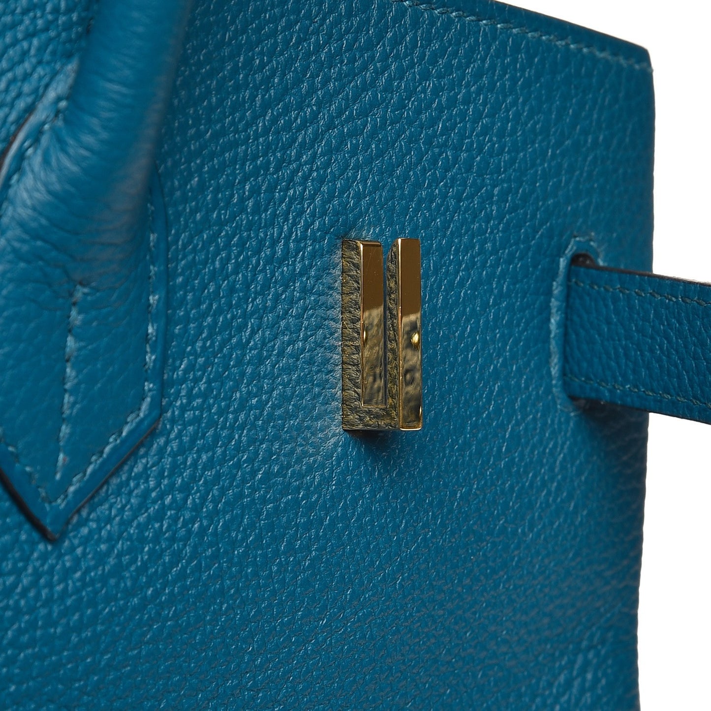 Togo Birkin 35 Bleu de Galice
