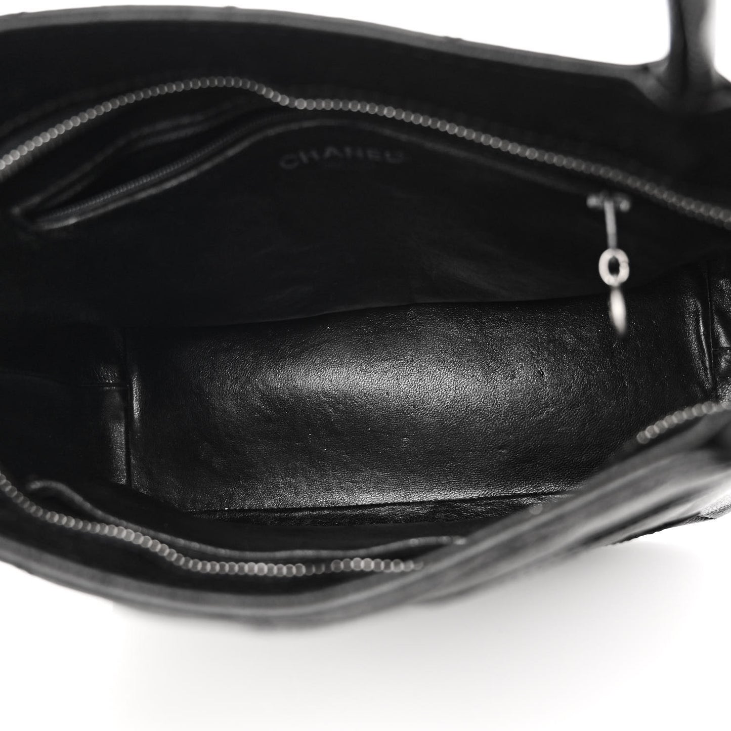 Caviar Quilted Medallion Tote Black
