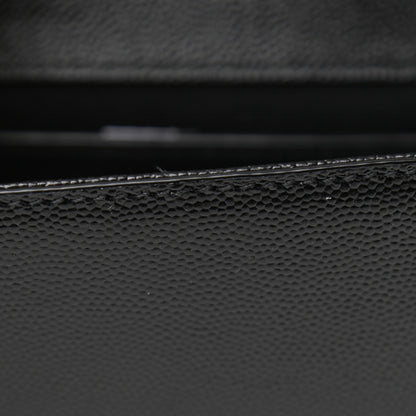Saint Laurent Grain De Poudre Small Monogram Kate Satchel Black 7 of 9