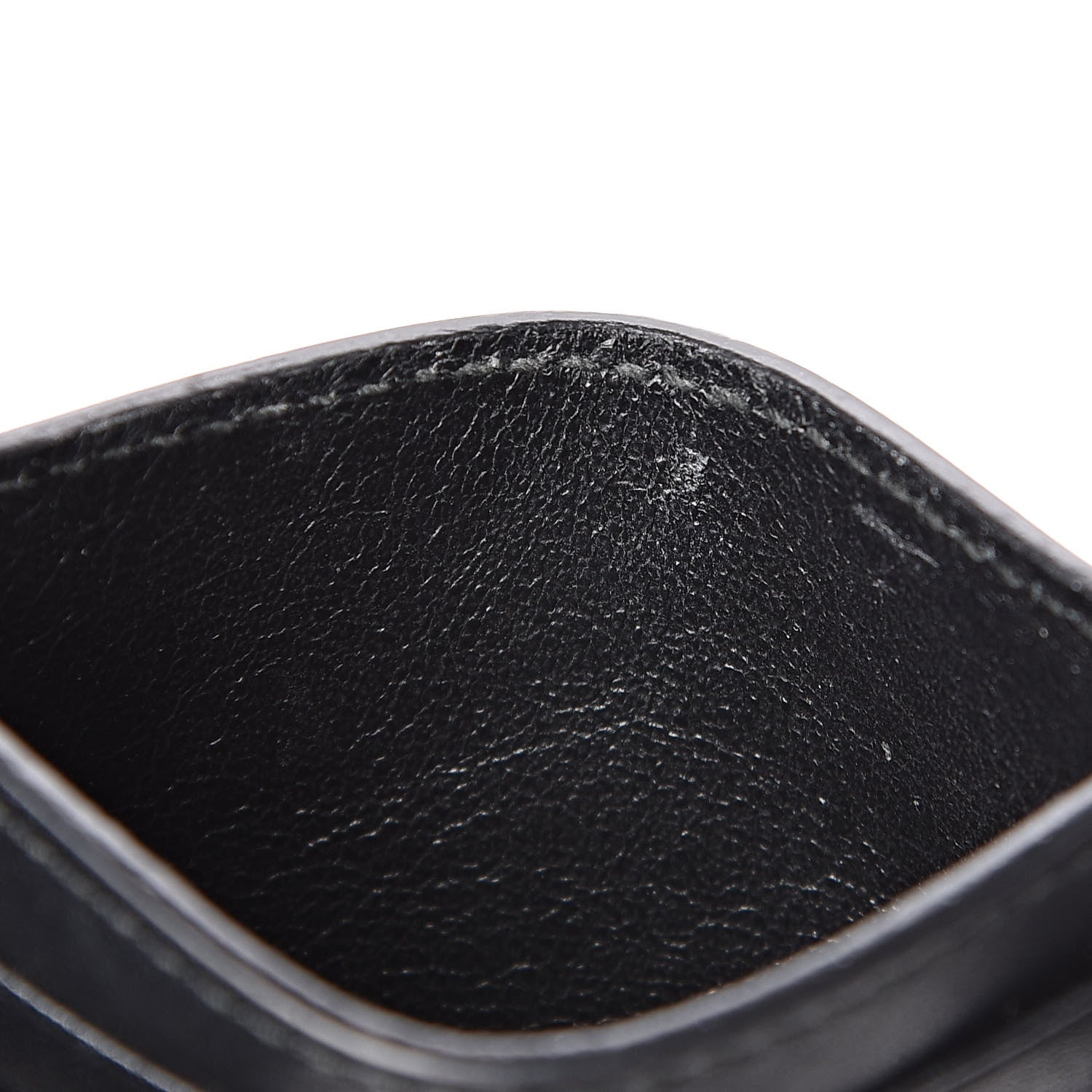 Gucci Calfskin Feline Card Holder Black 7 of 7