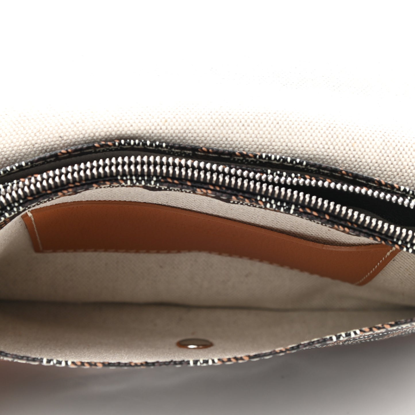 Goyardine Plumet Wallet Clutch Black Gold