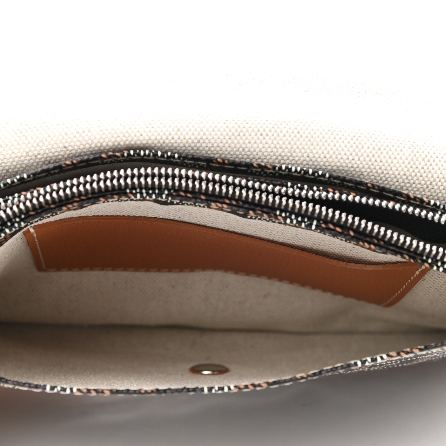 Goyard Goyardine Plumet Wallet Clutch Black Gold 8 of 13