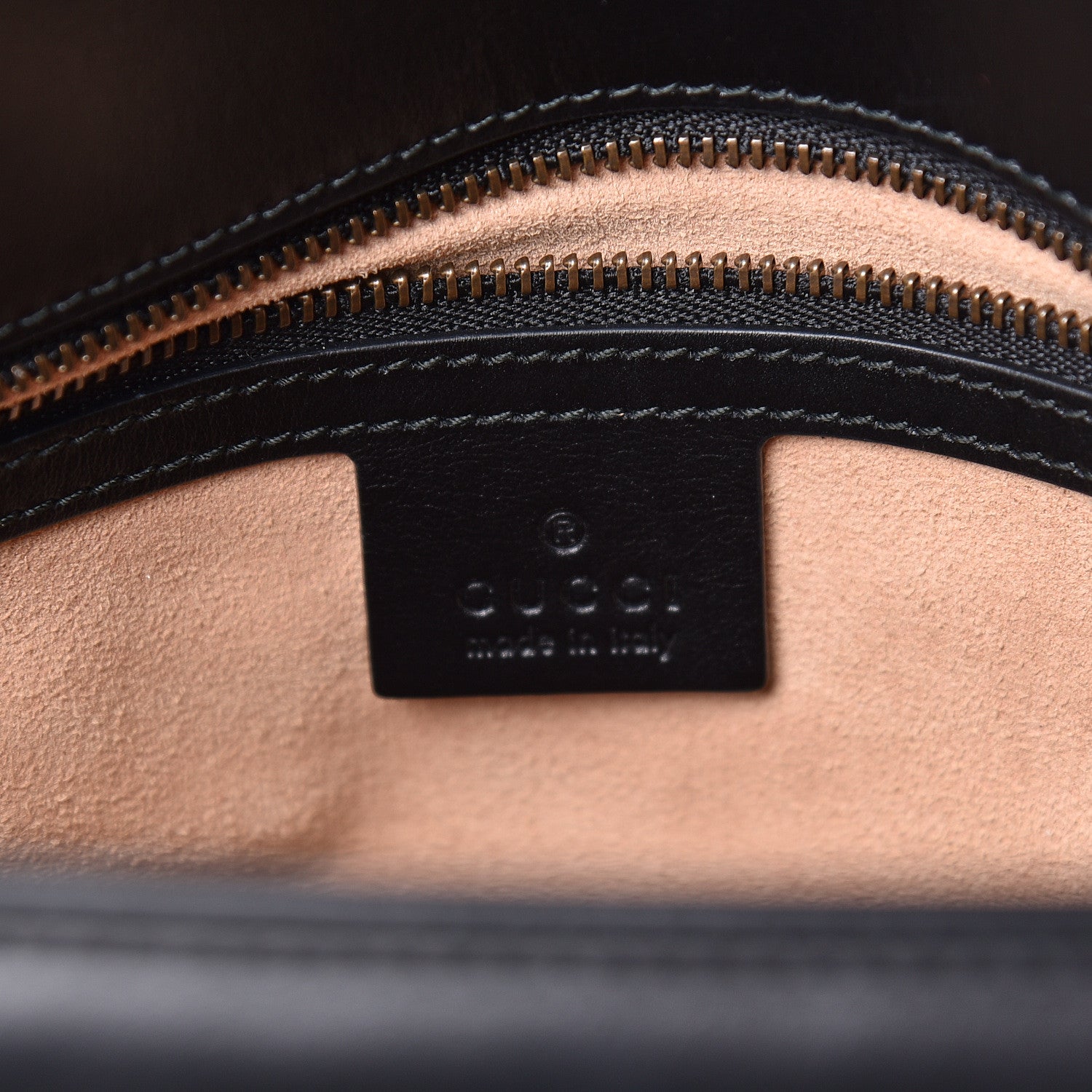 Gucci Calfskin Matelasse Large GG Marmont Shoulder Bag Black 6 of 13