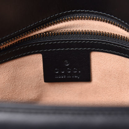 Gucci Calfskin Matelasse Large GG Marmont Shoulder Bag Black 6 of 13