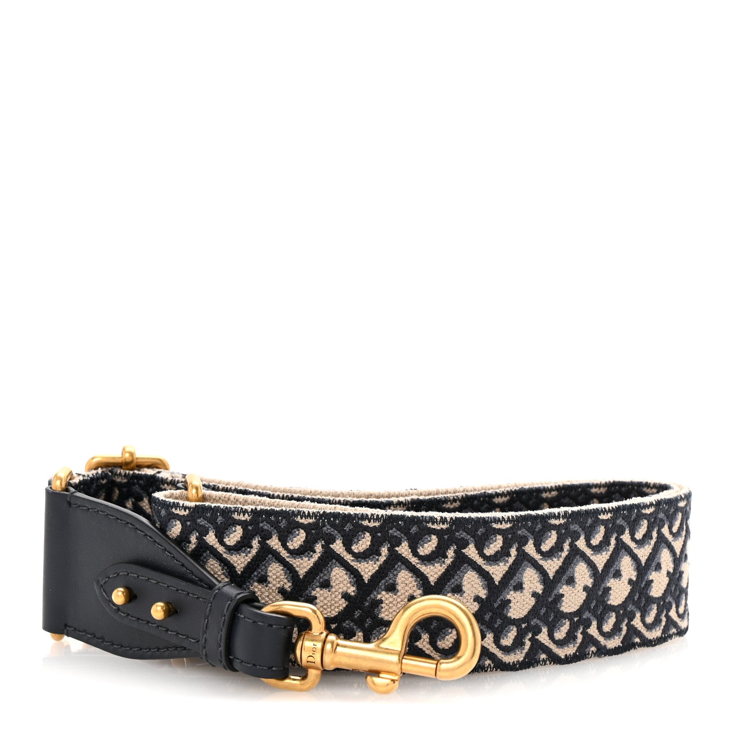 Christian Dior Oblique Shoulder Strap Blue 1 of 5