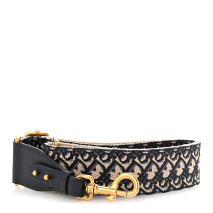 Christian Dior Oblique Shoulder Strap Blue 1 of 5