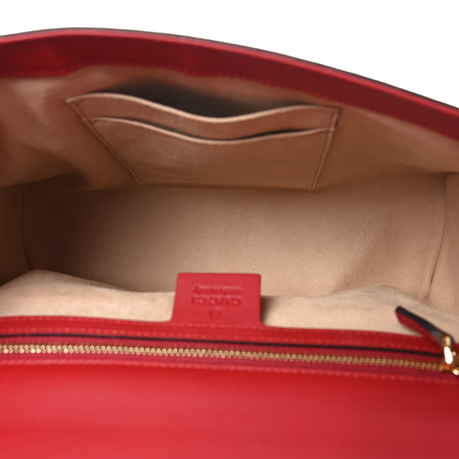 Gucci GG Supreme Monogram Blooms Medium Padlock Shoulder Bag Beige Blue Navy Hibiscus Red 5 of 11