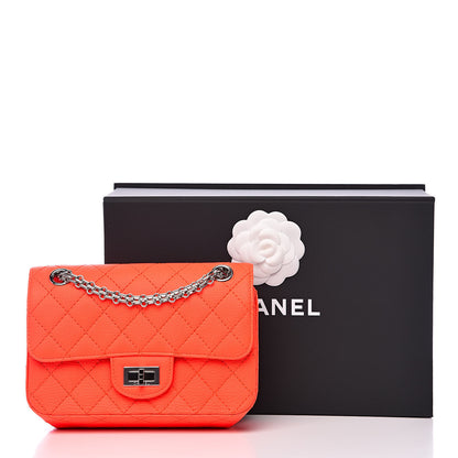 Chanel Goatskin Quilted 2.55 Reissue Mini Flap Orange 11 of 11