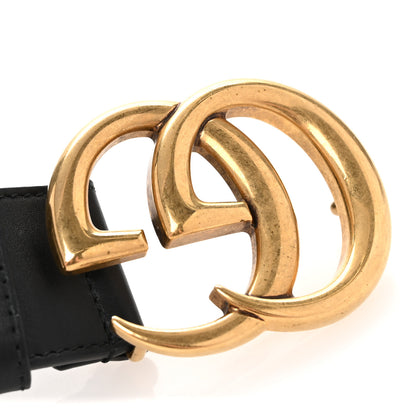 Gucci Calfskin Double G 40mm Belt 75 30 Black 6 of 7