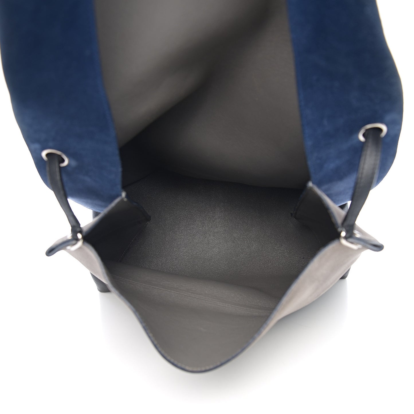 Calfskin Suede All Soft Shoulder Bag Ocean Blue