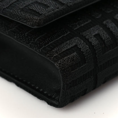 Givenchy Embroidered Canvas 4G Wallet on Chain Black 9 of 10