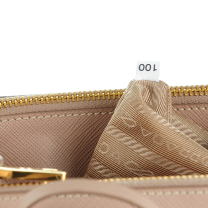 Prada Saffiano Large Galleria Double Zip Tote Cammeo 8 of 8
