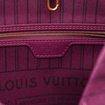 Louis Vuitton Monogram Totem Neverfull MM Magenta 6 of 10