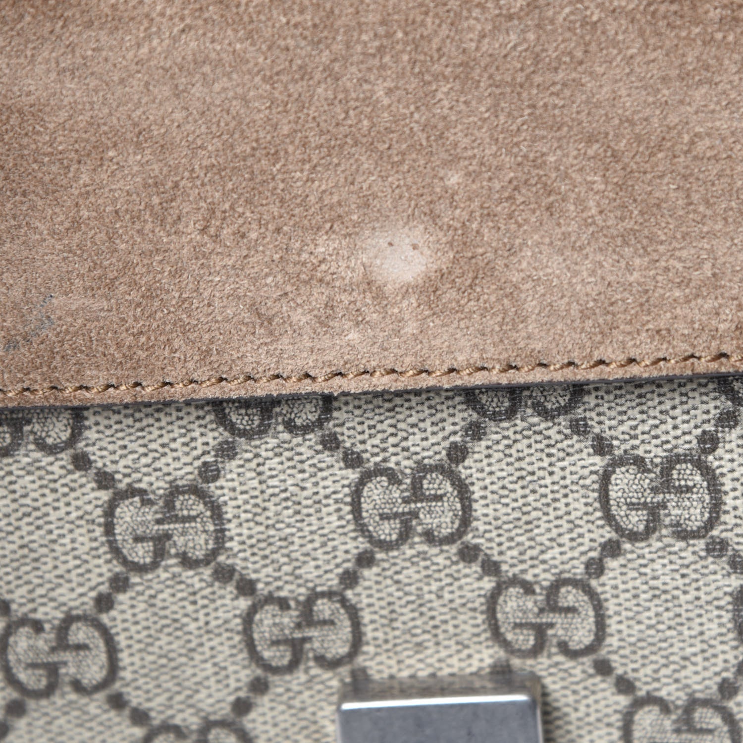 Gucci GG Supreme Monogram Mini Dionysus Shoulder Bag Taupe 8 of 13