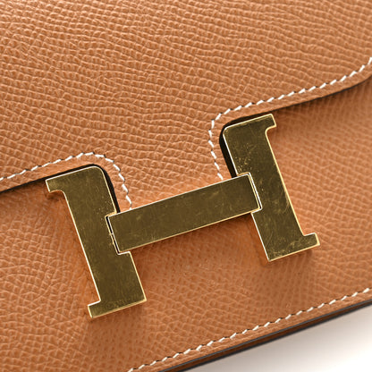Hermes Epsom Constance Slim Wallet Toffee 10 of 10
