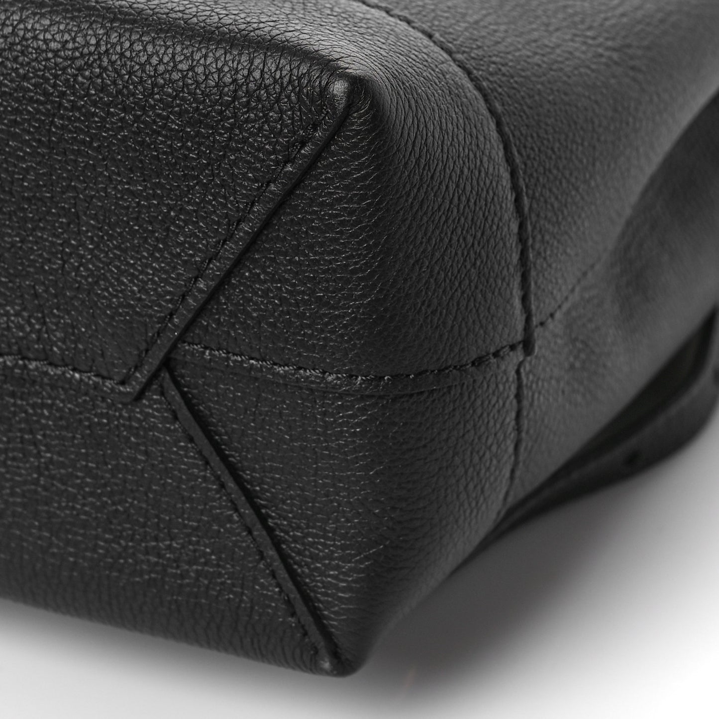 Calfskin Lockme Mini Backpack Black