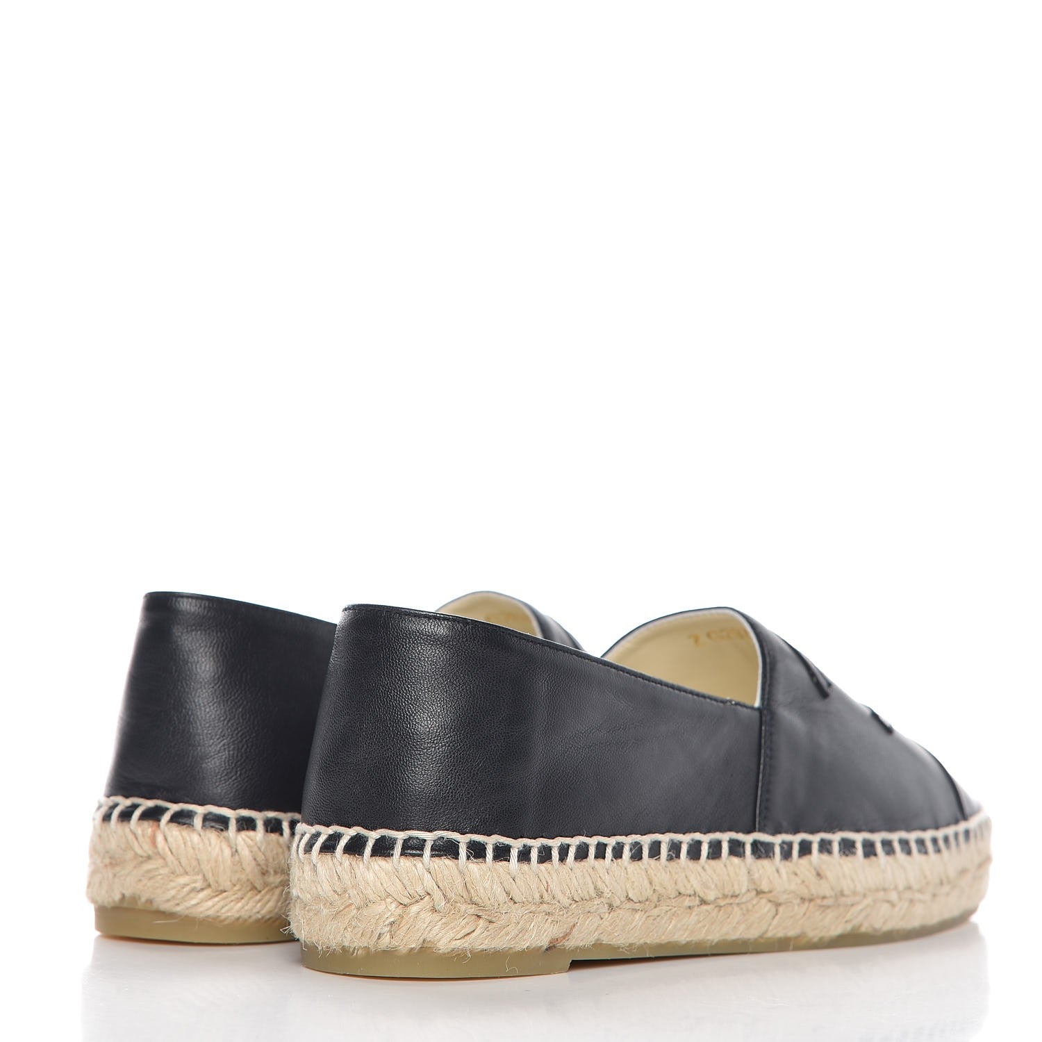 Chanel Lambskin CC Espadrilles 36 Dark Navy 4 of 9