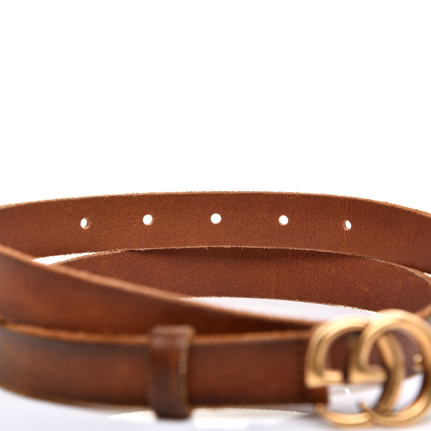 Faded Calfskin Double G 20mm Belt 75 30 Cuir