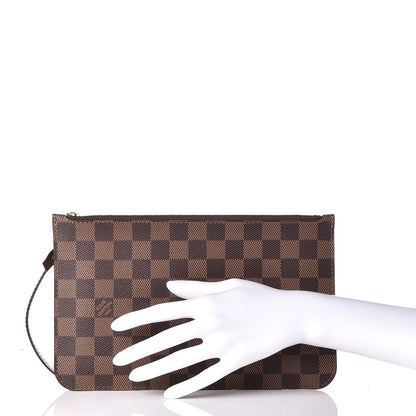 Louis Vuitton Damier Ebene Neverfull MM GM Pochette 2 of 7