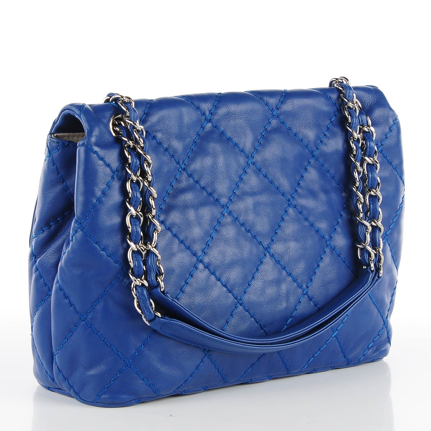 Chanel Calfskin Small Love Me Tender Flap Blue 3 of 8