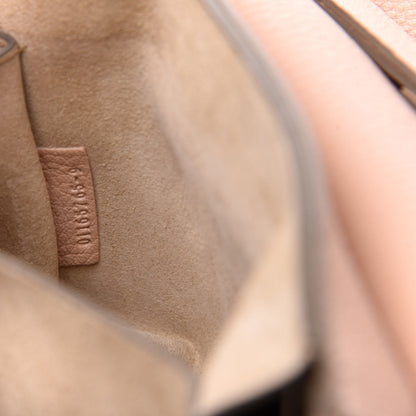 Chloe Grained Lambskin Drew Shoulder Bag Cement Pink 6 of 11