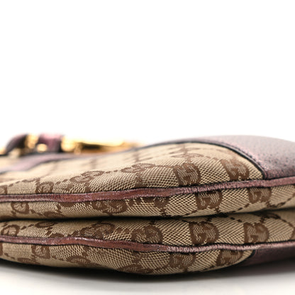 Gucci Monogram Bamboo Chain Tom Ford Shoulder Bag Metallic Purple 9 of 10