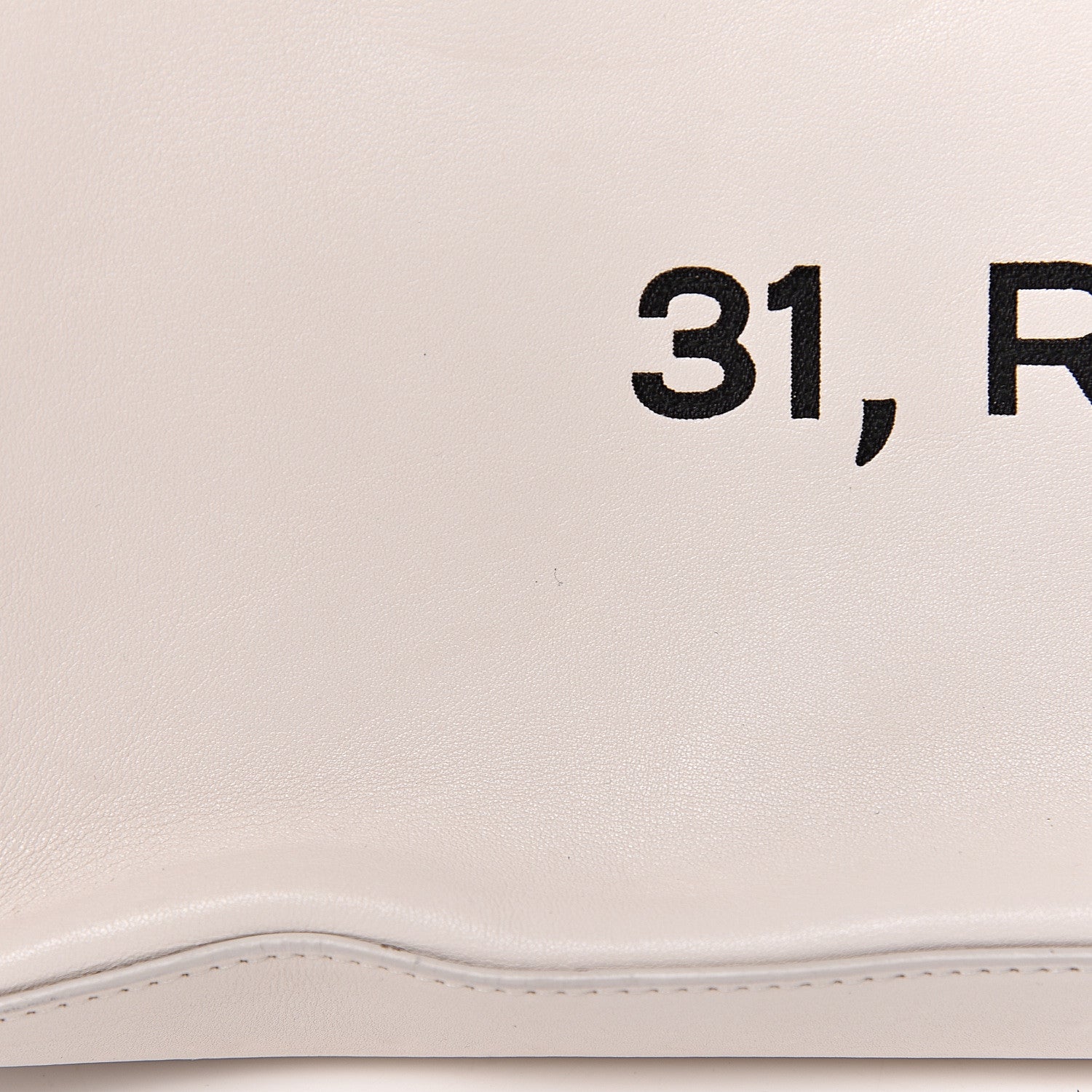 Chanel Calfskin Large Essential 31 Rue Cambon Tote White Black 13 of 14