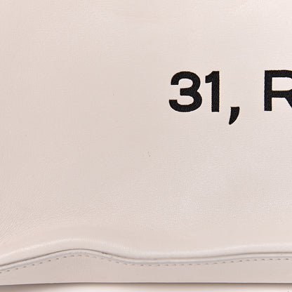 Chanel Calfskin Large Essential 31 Rue Cambon Tote White Black 13 of 14
