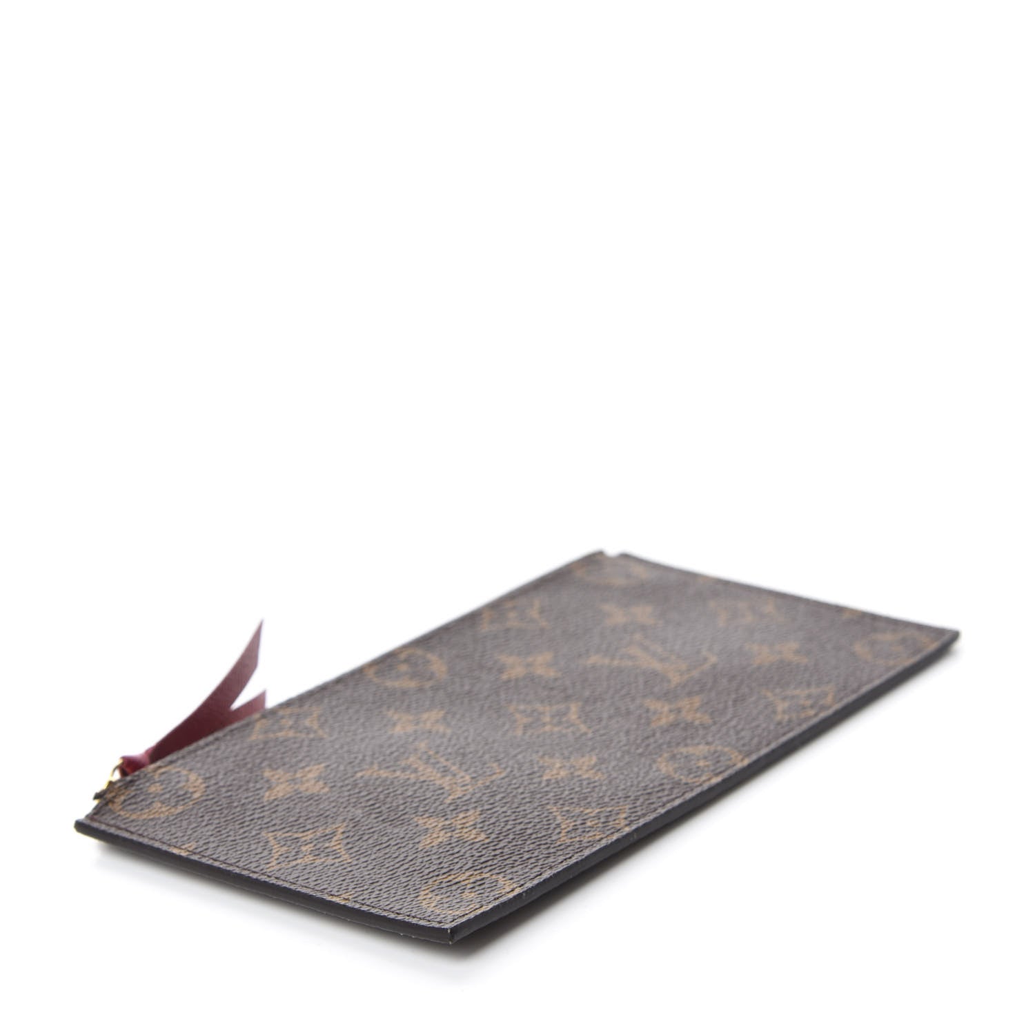 Louis Vuitton Monogram Felicie Chain Wallet Zippered Insert Fuchsia 4 of 6