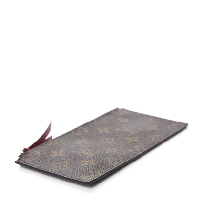 Louis Vuitton Monogram Felicie Chain Wallet Zippered Insert Fuchsia 4 of 6