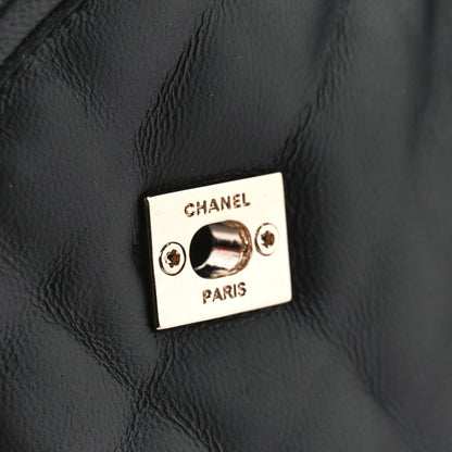 Chanel Lambskin Quilted CC Turnlock Loafers 40 Black 8 of 10