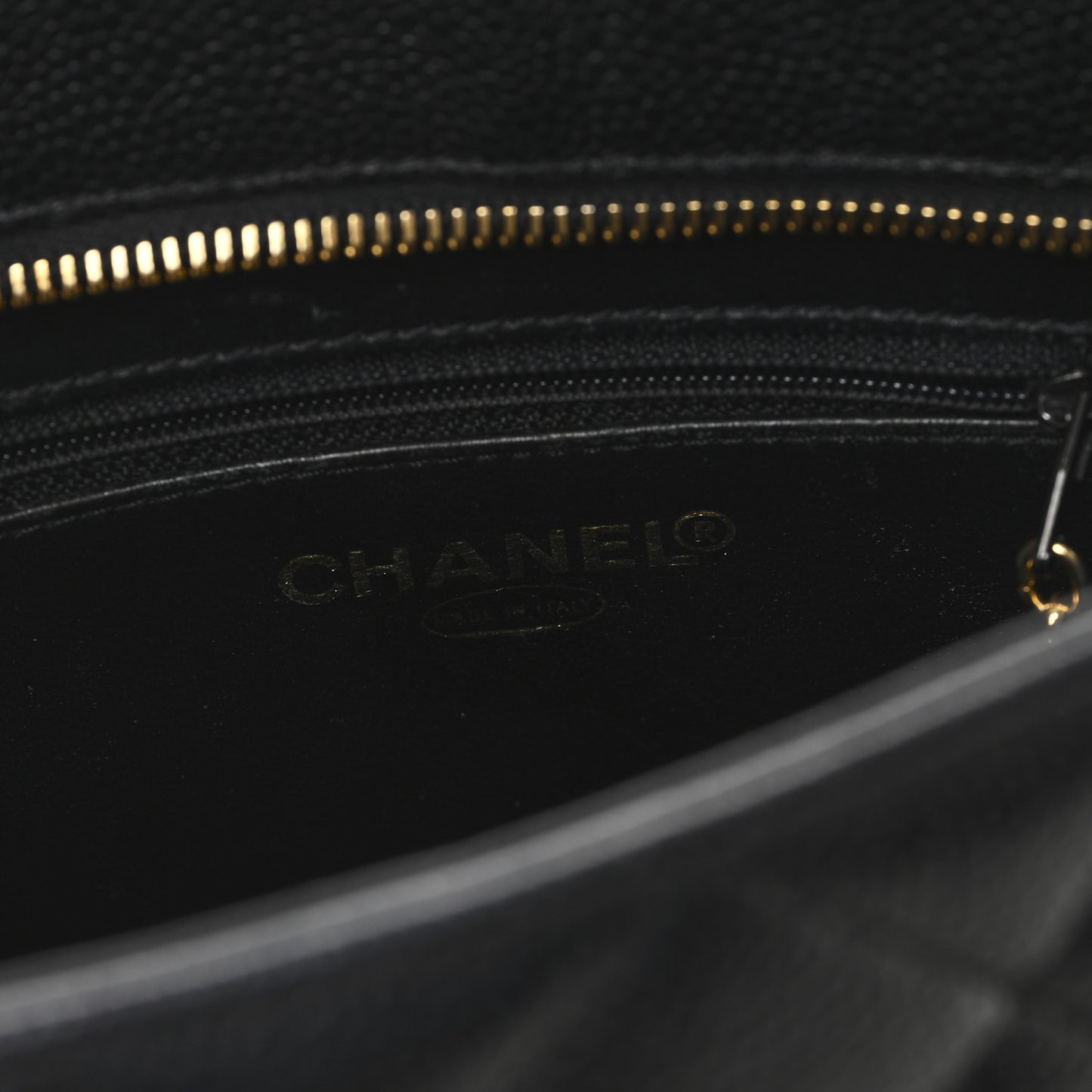 Caviar Quilted Medallion Tote Black