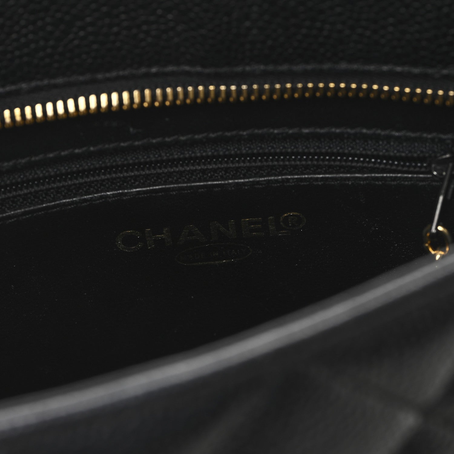 Chanel Caviar Quilted Medallion Tote Black 6 of 10