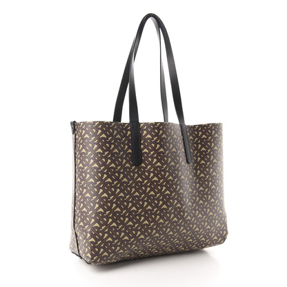 Burberry Calfskin TB Motif Embossed Medium Tote Black 11 of 16