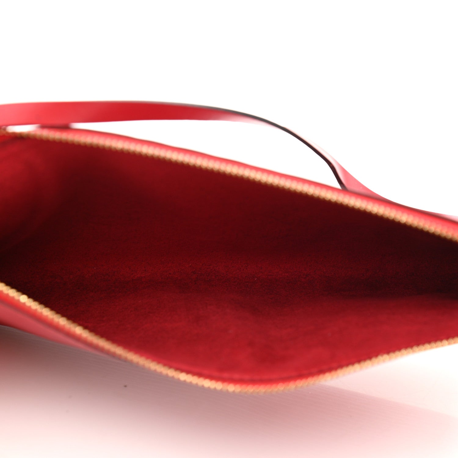 Louis Vuitton Epi Pochette Accessories 24 Castillan Red 5 of 7