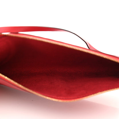 Louis Vuitton Epi Pochette Accessories 24 Castillan Red 5 of 7