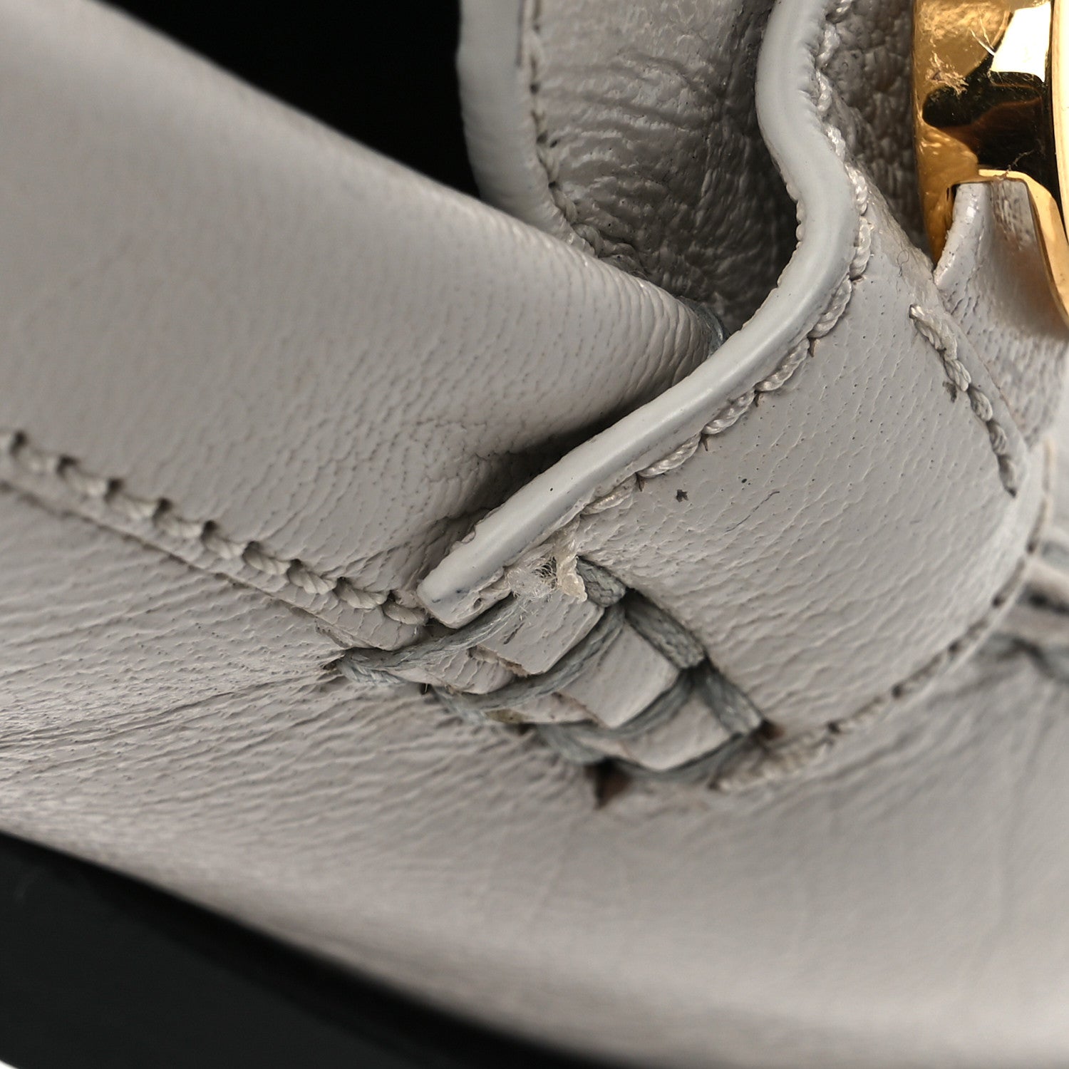 Gucci Goatskin Womens Logo 15mm Loafers 40.5 Mystic White 14 of 14