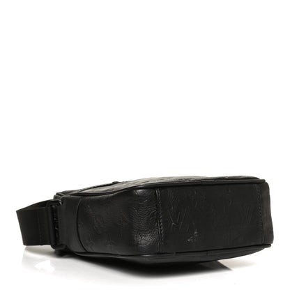 Louis Vuitton Calfskin Monogram Shadow Danube PM Black 4 of 10