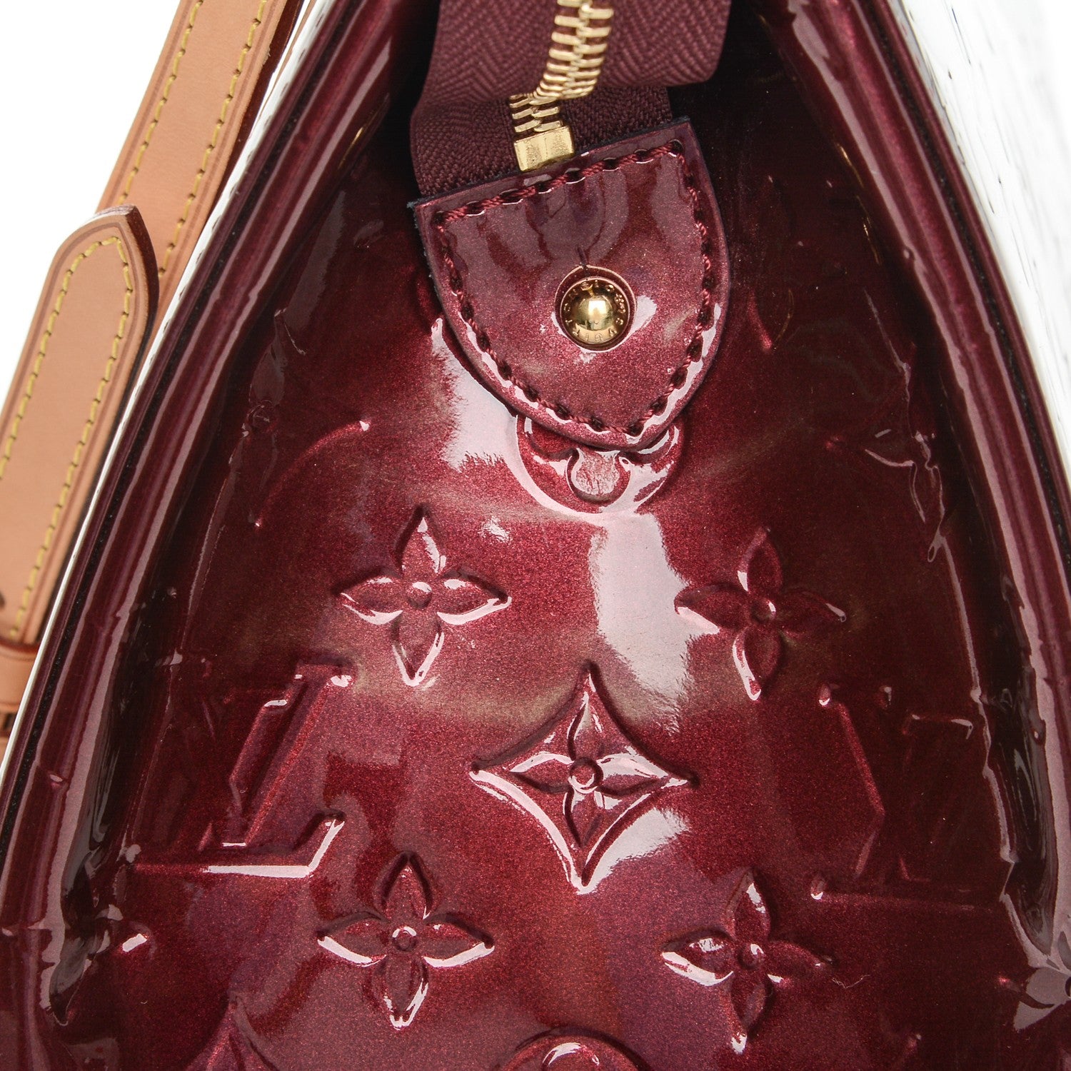 Louis Vuitton Vernis Brea GM Rouge Fauviste 7 of 9