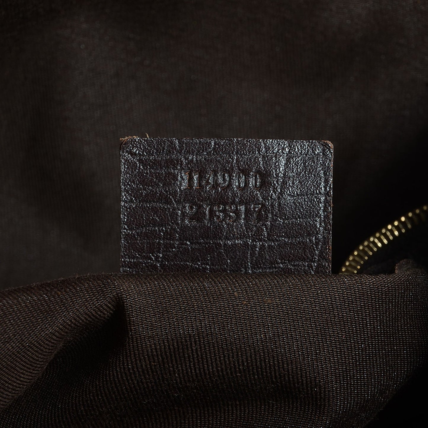 Monogram Large Horsebit Chain Hobo Dark Brown