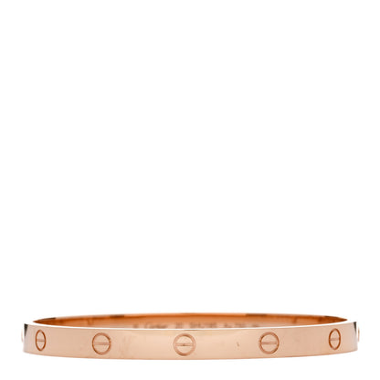 Cartier 18K Pink Gold LOVE Bracelet 20 1 of 9